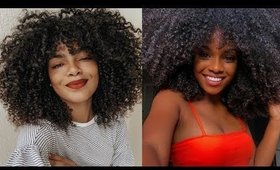 How To Curly Bangs - Styling Curly Bangs