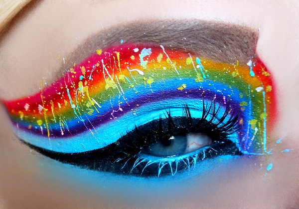 Rainbow Splatter | Hanna M.'s (hannamajava) Photo | Beautylish