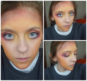 This was my simple Catching Fire inspired makeup!