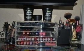 Makeup Collection and Storage!!