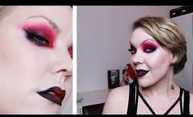 Glam, vampy Halloween makeup: The Glampire
