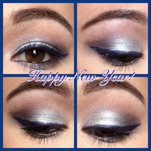 My eye look for New Year's Eve. Hope everyone had a fun and safe NYE!