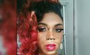 WAVEY CURLS WITH FLEXI RODS & MAKEUP FOR VALENTINES DAY