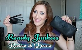 BeautyJunkees Makeup Brush Review & Demo