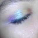 My first attempt at eye shadow how does it look 
?