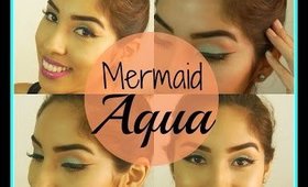 Mermaid aqua Spring Makeup | BeautiesGo2girl