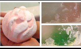 Demo: Father Christmas Bath Bomb from LUSH!