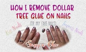 How I Remove Dollar Tree Glue On Nails | Or Any Fake Nails | PrettyThingsRock