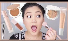 FENTY BEAUTY by Rihanna.. First Impression Makeup Tutorial Review