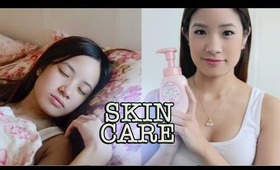 My Japanese Skincare Routine & Get Ready for Bed with Me!