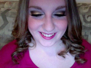 This is the look I did for a Toga party ! I'm in love with the lashes ! Youtube tutorial coming soon ! <3