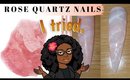 I TRIED the Rose Quartz Nail Tutorial TWICE | PsychDesignTV