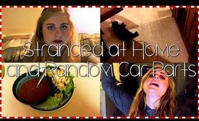 STRANDED AT HOME AND RANDOM CAR PARTS! | Vlogmas Day One