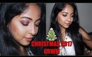 GRWM CHRISTMAS 2017 | Mauve Copper Eyes | Stacey Castanha