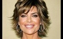 (Part 2 of 2) How to cut your hair like LISA RINNA HAIRCUT Hairstyle Tutorial short layered shag