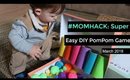 Super Easy DIY PomPom Activity for Toddlers #MomHacks