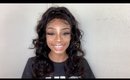 THE PERFECT UPDOWN HAIRSTYLE USING SWISS LACE WIG!ft.My shiny wigs