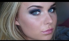 Royal blue makeup tutorial