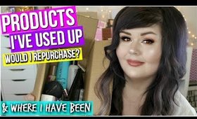 Empties! Products I've Used Up & 17 Mini Reviews + Where I Have Been