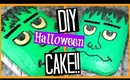 DIY HALLOWEEN CAKE | Frankenstein!! (Super Easy)