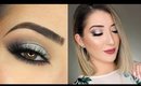 Black and Silver Smokey Eye Makeup Tutorial | Huda Beauty Smokey Obsessions