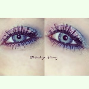 This is a picture of my makeup I did. I was playing around (: follow me; @BeautyxTiffany on Instagram 