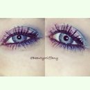 Purple & blue eyeshadow