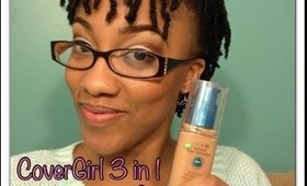 NEW CoverGirl Outlast Stay Fabulous 3 In 1 Foundation Review + Demo!!