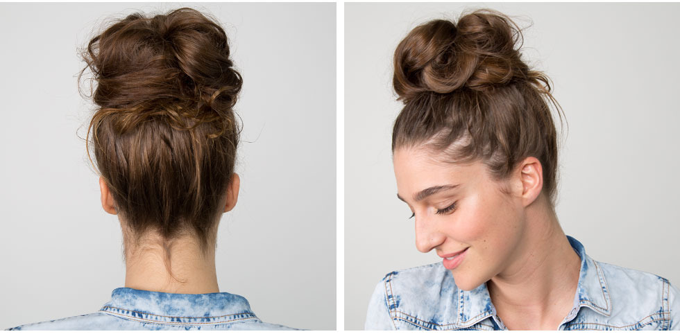 The Easiest Messy Bun In The World Beautylish