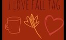 I Love Fall Tag