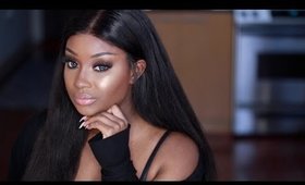 My New 360 Frontal Wig | ChinaLaceWig Brazilian Straight | Makeupd0ll