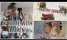 DAILY VLOG! ADULTING, XLE SNEAK PEEK, HEALTHY FOOD! | LAUREN EIZABETH