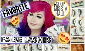 Favorite False Lashes + Shop Miss A Haul