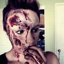 Wounded Face For Halloween :)
