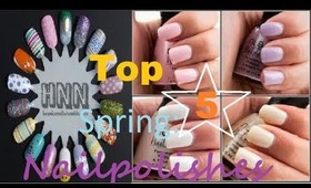 My Top 5 Spring Nailpolishes!