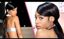 Rihanna Inspired Swoop Ponytail► Malaysian Straight Hair
