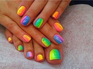 Rainbow neon 