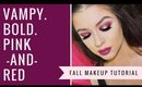 Fall Makeup Tutorial: VAMPY BOLD EYES AND LIPS
