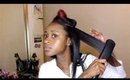 Copy of Relaxed Hair Update: How I Flat Iron My Relaxed Hair 2016