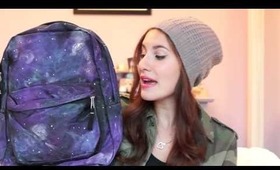 Back To School DIY: Galaxy Backpack + GIVEAWAY! ♡