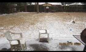 Got  More video so  stay tune on  Winter  Storm In  South Mississippi