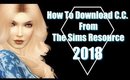 How To Download CC From The SimsResource 2018 Updated