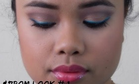 Prom Tutorial: Brown Smokey Eye with a Pop of color