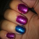 Glitter nails <3