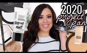 MAKEUP I WANT TO USE UP IN 2020! PROJECT PAN INTRO