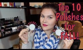 Top 10 Nail Polishes for Fall!!