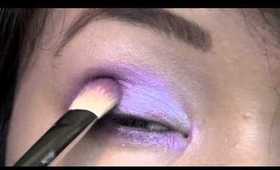Summer purple makeup tutorial