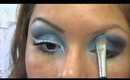 Makeup Tutorial: Blue Dramitc Eyes With Red Lips