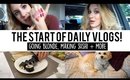 THE START OF DAILY VLOGS! ♡ Going Blonde, Making Sushi + More | JamiePaigeBeauty