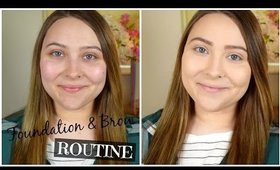 My Foundation & Brow Routine